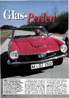 Glas 1300 GT/ 1700 GT und BMW 160 GT