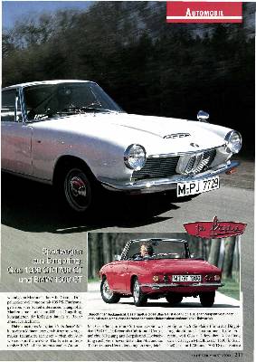 Glas 1300 GT/ 1700 GT und BMW 160 GT
