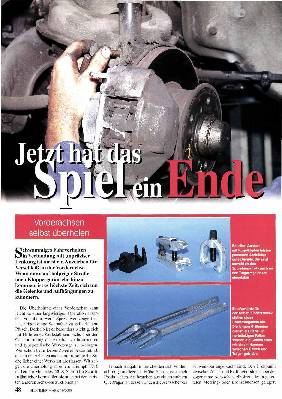 Vorderachse selbst überholen