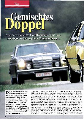 Opel Commodore GS/E und Mercedes 250 C