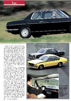Opel Commodore GS/E und Mercedes 250 C
