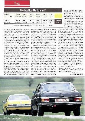 Opel Commodore GS/E und Mercedes 250 C