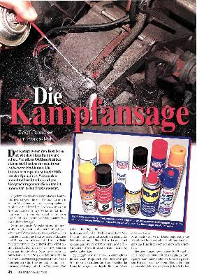 Zwölf Rostlöser im Praxis-Test