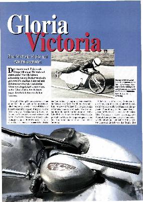 Eine Victoria Vicky auf Weltrekordfahrt
