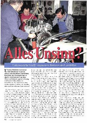 Einfahrvorschriften für restaurierte Motoren sind umstritten