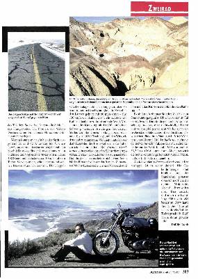 Jühende Hitze, brennende Sonne - urL jeln Motorrad vom Schrottplatz. Willkommen im Tal des Todes!