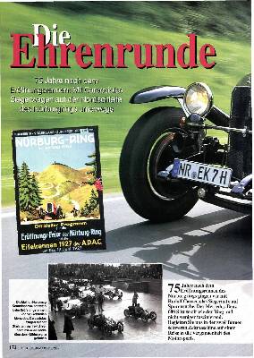 75 Jahre nach dem Eröffnungsrennen: Mit Garacciolas Siegerwagen auf der Nordschleife des Nürburgrings unterwegs