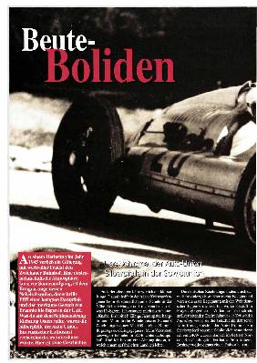 Das Schicksal der Auto-Union Silberpfeile in der Sowjetunion