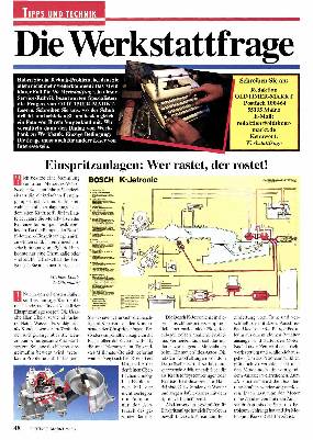Die Werkstattfrage