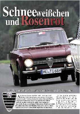 Alfa Giulia und Fiat 1500