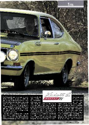 Der Opel Rallye Kadett
