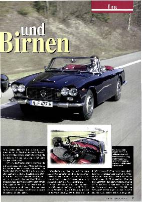 Mercedes 190 SL und Lancia Flaminia GT Touring-Gabrio