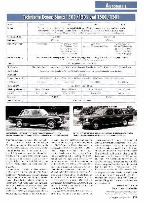 40 Jahre Simca 1300/1301 und 1500/150'