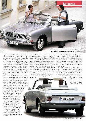 Luftiger Bayernkurier: BMW 3200 CS Cabriole!