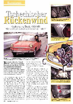 Skoda 1000 MB: Wie steht der kleine Hecktriebler im Futter?