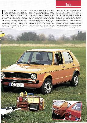 30 Jahre VW Golf - ein würdiger Thronfolger für den Käfer