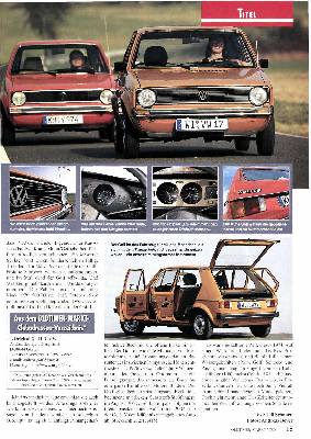 30 Jahre VW Golf - ein würdiger Thronfolger für den Käfer