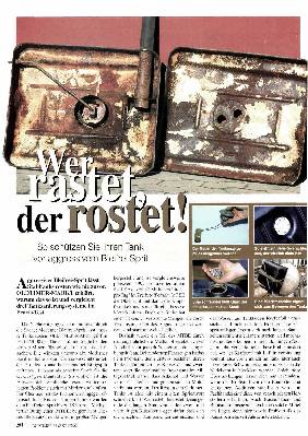 So schützen Sie Ihren Tank vor aggressivem Bleifrei-Sprit