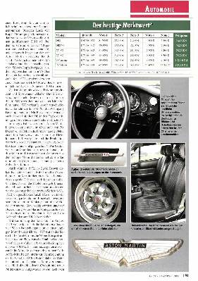 Aston Martin DBS, V8, Vantage und Volante