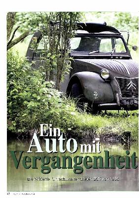 Die Wildente: Unrestaurierter Citroën 2CV von 1958