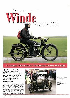 Ein rollendes Freilichtmuseum: Keilriemenfahrt und Windmill-Trophy