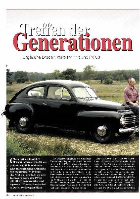 Ungleiche Brüder: Volvo PV 444 und PV 60