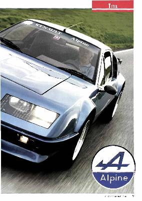 Herausgelöst aus dem Schatten der Vorgängerin: Alpine A 310