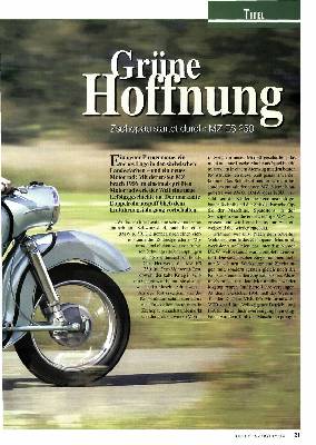 Zschopau startet durch: MZ ES 250