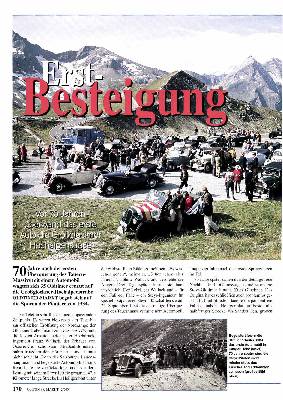 Vor 70 Jahren überwand das erste Auto die Großglockner Hochalpen