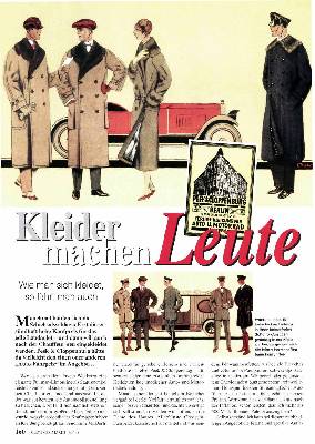 Manchmal häufen sich die Schicksalsschläge: Erst dieser sündhaft hohe Kaufpreis für das edle Landaulet - und dann will auch noch der Chauffeur neu eingekleidet werden. Peek & Cloppenburg hätte da vielleicht den einen oder anderen „Auto-Fahrpelz