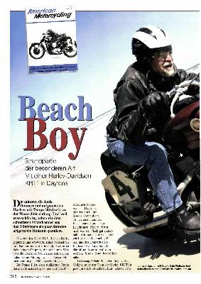 Strandpartie der besonderen Art: Mit einer Harley-Davidson KRTT in Daytona