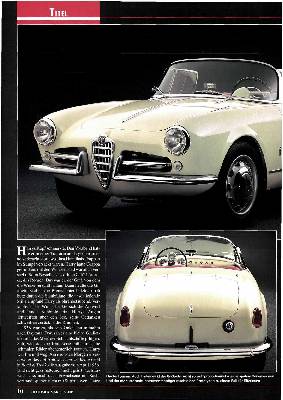 Giulietta Spider – vor 50 Jahren präsentierte Alfa den Prototyp