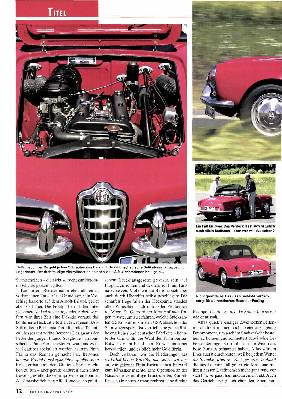 Giulietta Spider – vor 50 Jahren präsentierte Alfa den Prototyp