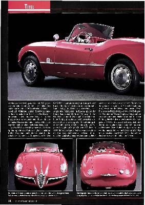 Giulietta Spider – vor 50 Jahren präsentierte Alfa den Prototyp