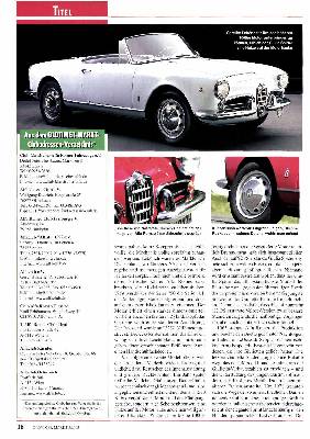 Giulietta Spider – vor 50 Jahren präsentierte Alfa den Prototyp