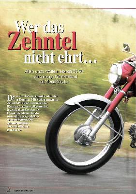 Allein unier Wölfen: Honda SS 50 dasei nzige Kleinkrafirad mit Viertaktmotor