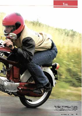 Allein unier Wölfen: Honda SS 50 dasei nzige Kleinkrafirad mit Viertaktmotor