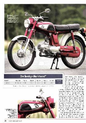 Allein unier Wölfen: Honda SS 50 dasei nzige Kleinkrafirad mit Viertaktmotor