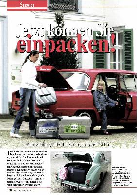 f 'aufberalung:. Stilvolles; Reisegepäck für Oldtimer
