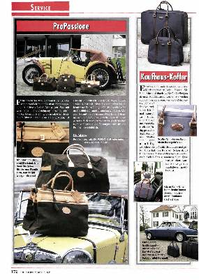 f 'aufberalung:. Stilvolles; Reisegepäck für Oldtimer