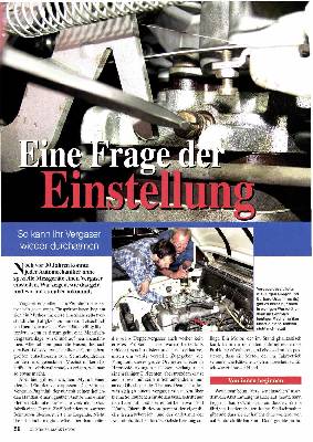 So kann Ihr Vergaser wieder durchatmen