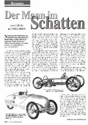 Josef Möritz auf Rekordfahrt