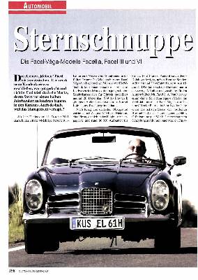 Die Facel-Vega-Modelle Facellia, Facel III und VI