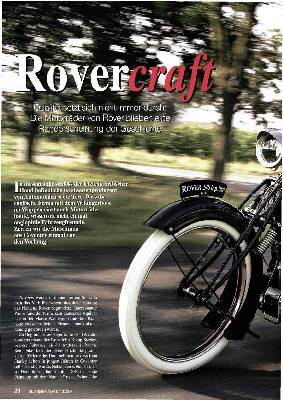 Qualität setzt sich nicht immer durch: Die Motorräder von Rover blieben eine Randerscheinung der Geschichte