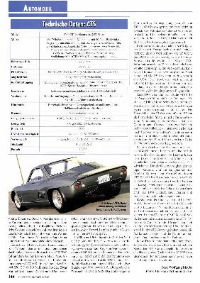 ATS 2500 GT/GTS: Der erste Supersportier mit Mittelmotor