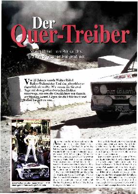 Walter Röhrl – ein Portrait des größten deutschen Rallyfahrers