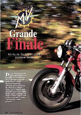 MV Agusta: Die Sondermodelle aus Baden-Badern