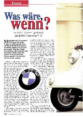 Im letzen Moment gestoppt: Der BMW-Motoroller R10