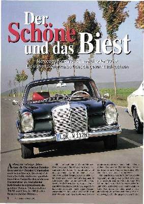 Mercedes-Benz 300 SE und Chrysler 300 J