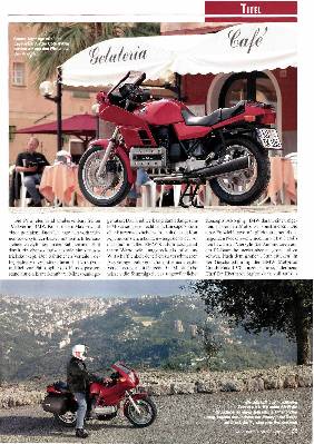 Mit der BMW K 100 ans Mittelmeer